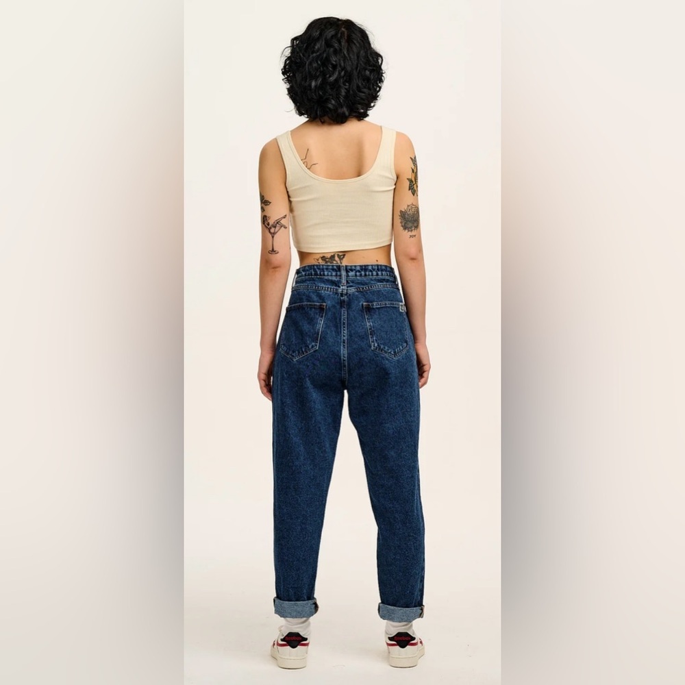 Lucy &β Yak Dana Mom Jeans π Vintage Denim π± Sustainable 90s Streetwear - Picture 2 of 11